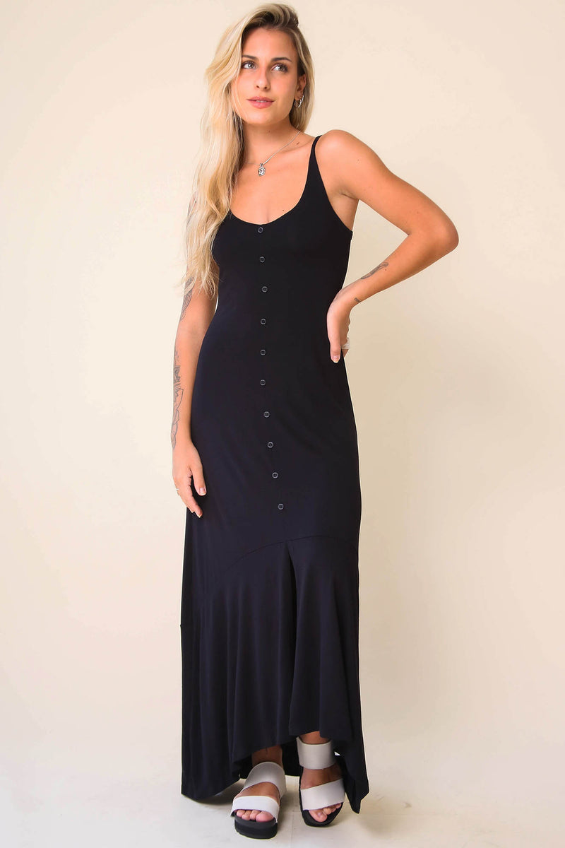 Vestido Midi Leblon Preto